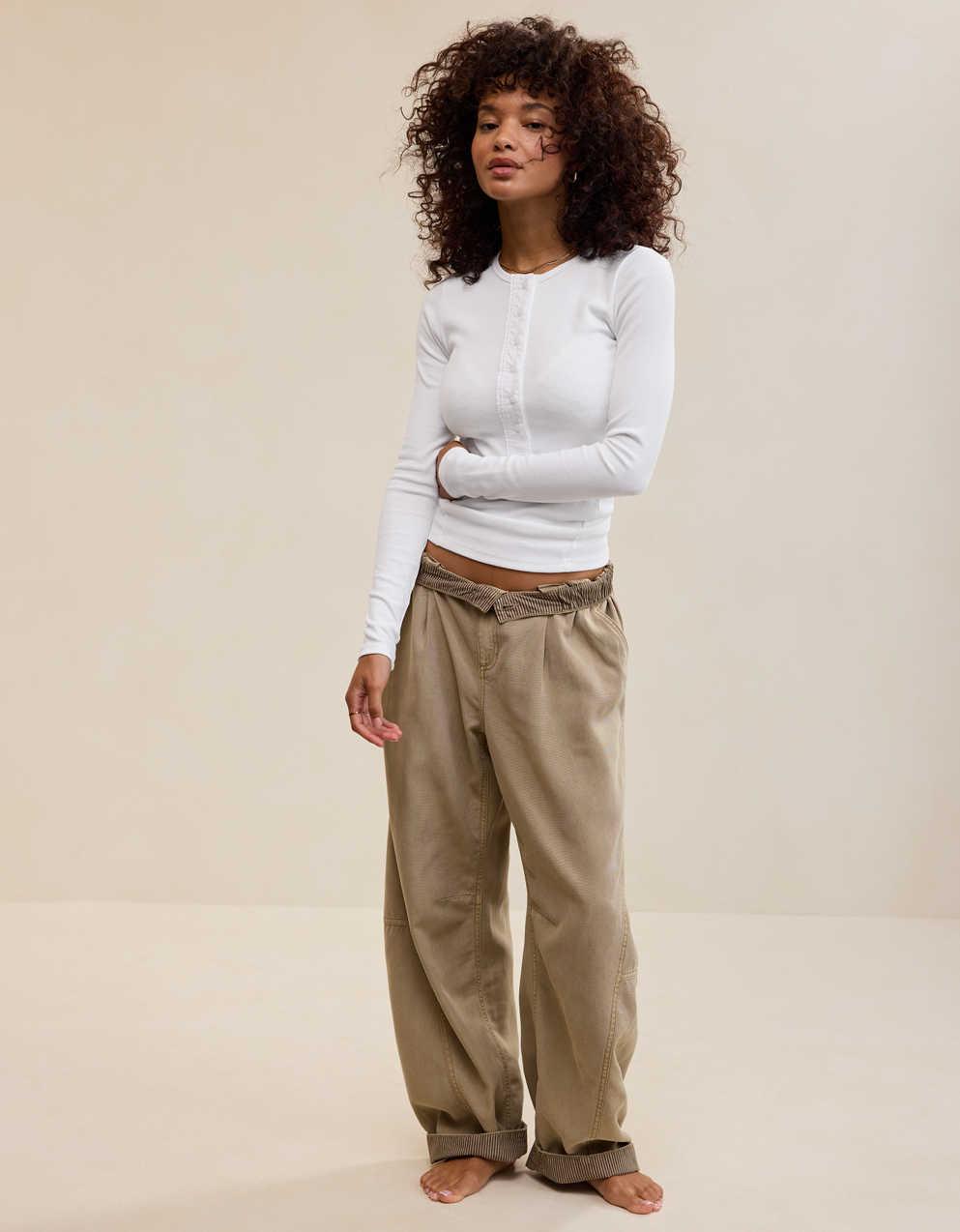 Aerie Essential Crew Layering T-Shirt