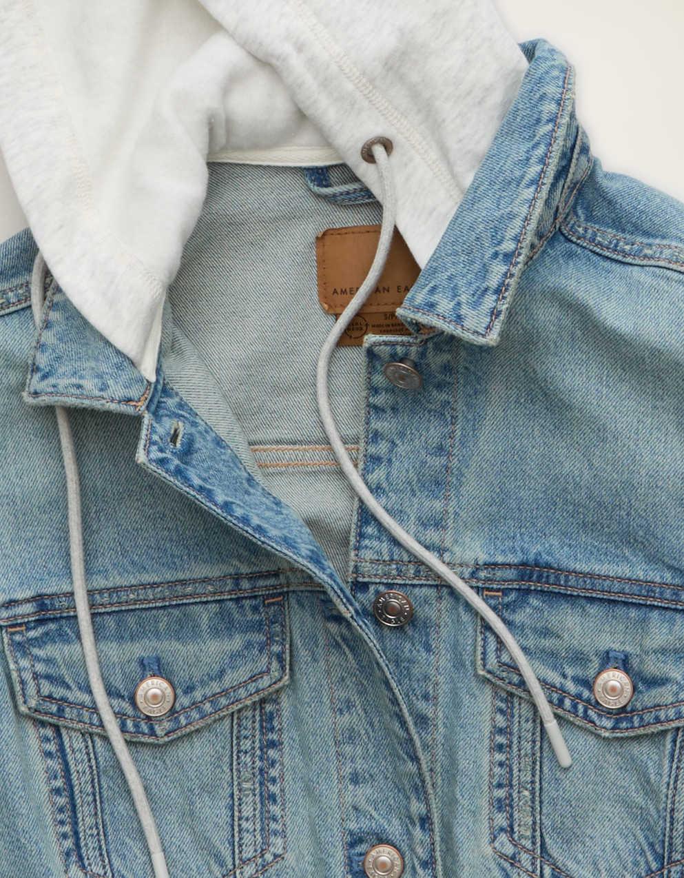 AE Hooded Denim Jacket