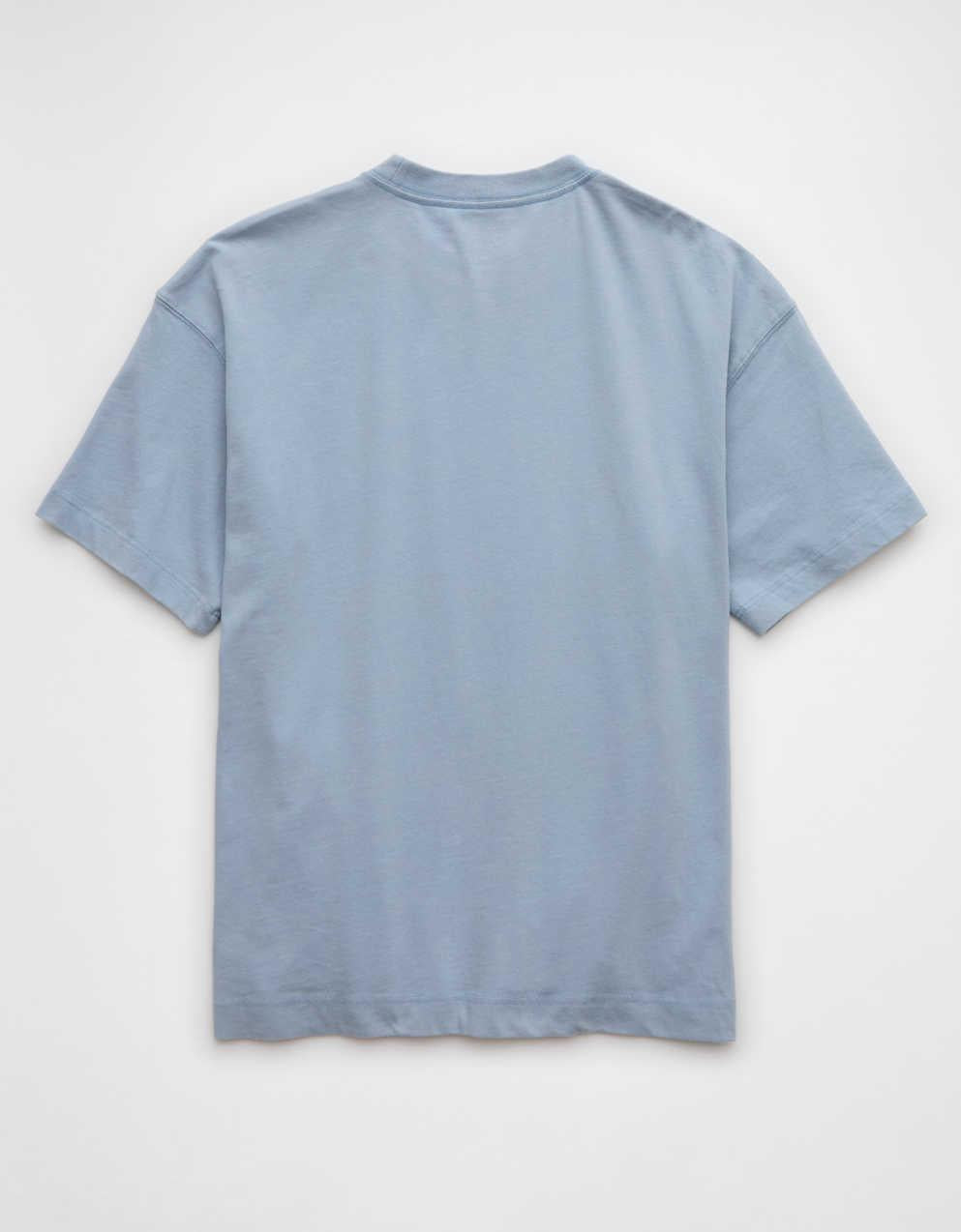 AEボクシー・フィット・スエード・ジャージーTシャツ