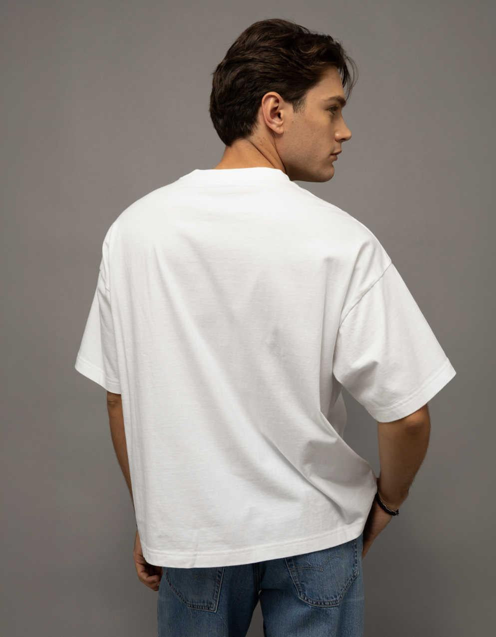 AEリラックス・ロゴ・グラフィックTシャツ