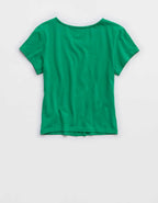 OFFLINE By Aerie Let's Stretch Ringer T-Shirt