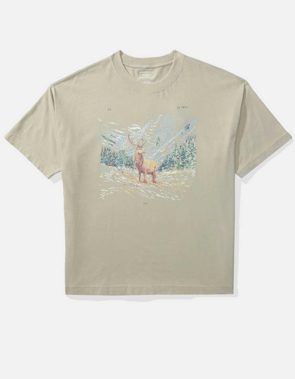 AEオーバーサイズ・グラフィックTシャツ