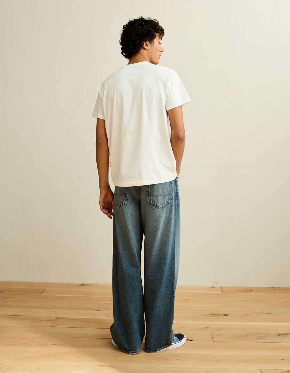 AE Vintage Relaxed Fit Henley T-Shirt
