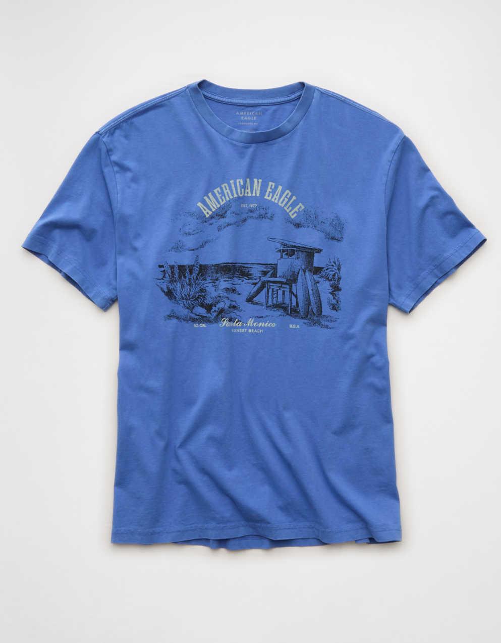 AE スタンダード・フィット・グラフィック・ロゴTシャツ