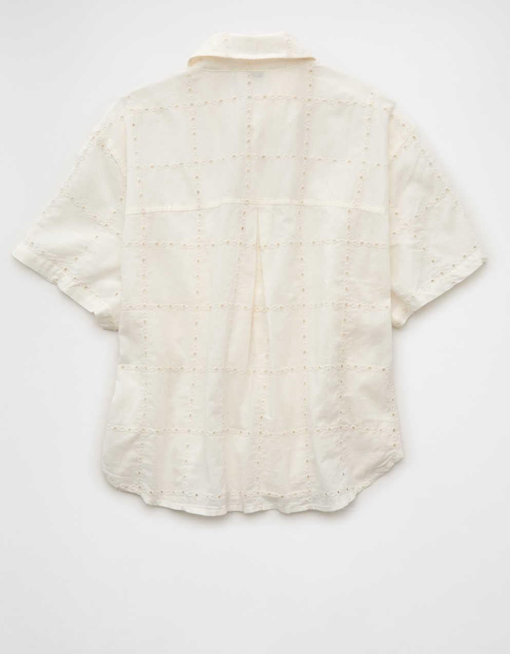 AE 刺繍入りカバナ・シャツ