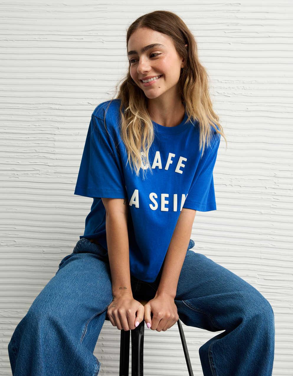 AEボクシー・デスティネーション・グラフィックTシャツ