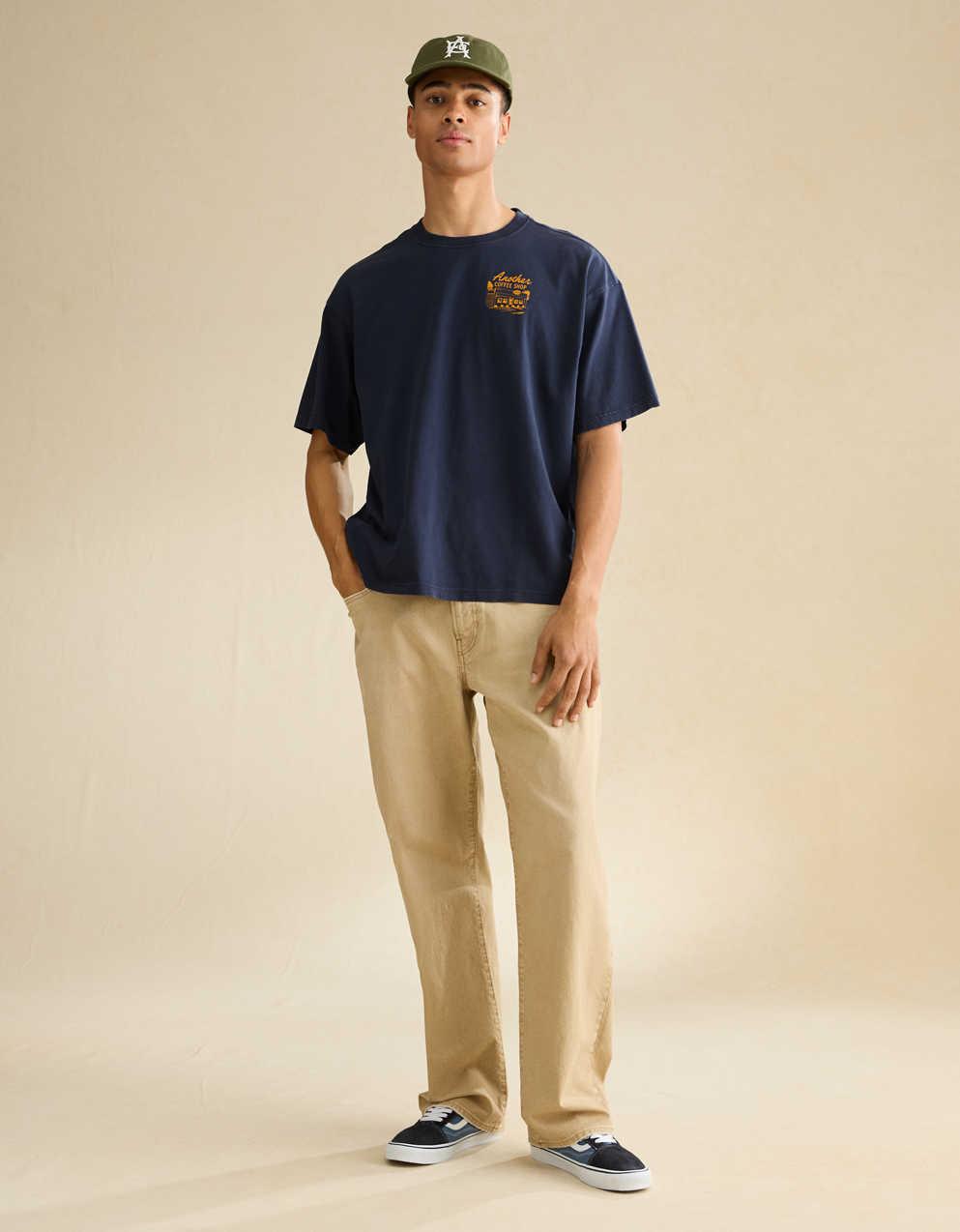 AE ボクシーフィット デスティネーション グラフィックTシャツ