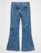 AE Stretch Low-Rise Floral Flare Jean