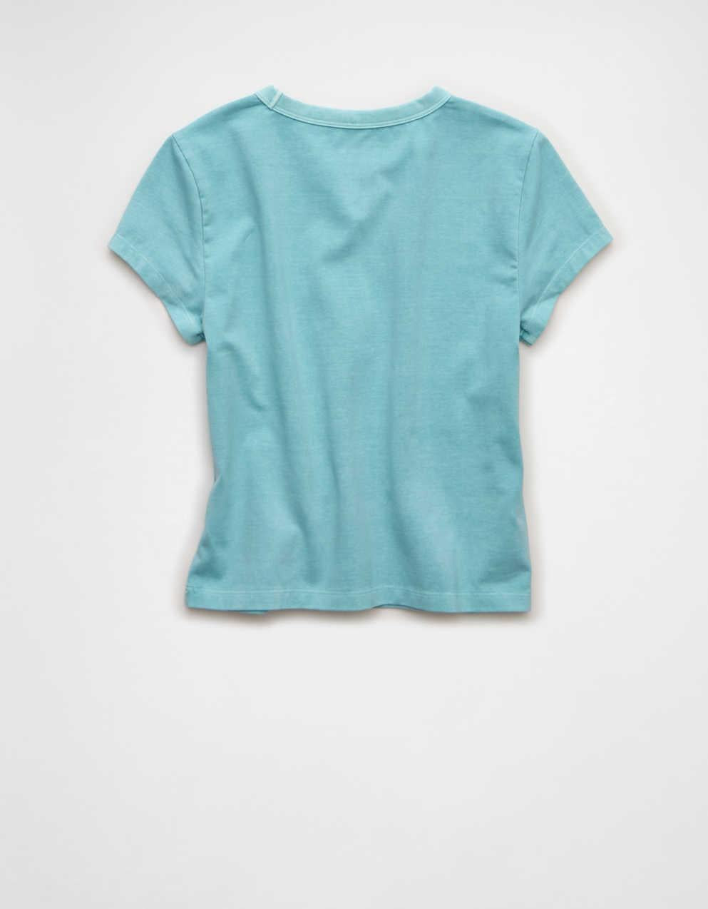 AE フィット・クロップド・グラフィックTシャツ