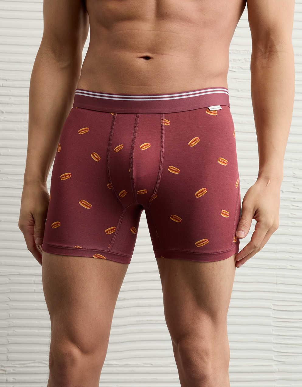 AEO メンズ・ホットドッグ 4.5インチ・ウルトラ・ソフト・ボクサー・ブリーフ