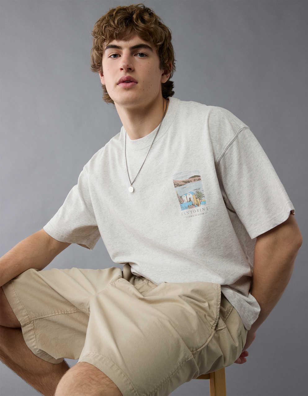 AEボクシー・デスティネーション・グラフィックTシャツ