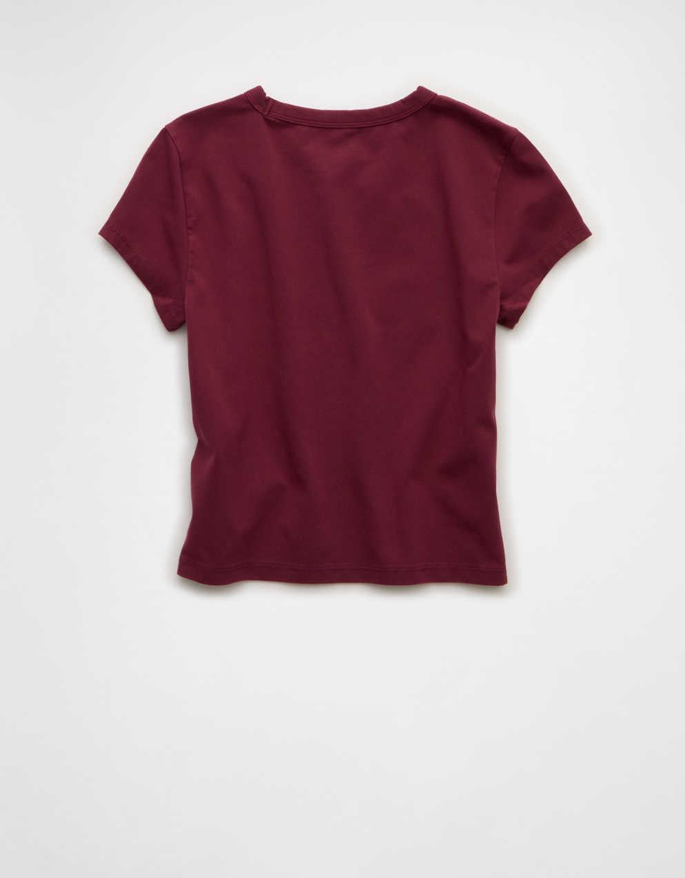AE フィット・クロップド・グラフィックTシャツ