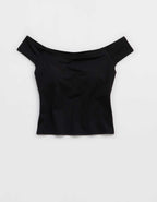 OFFLINE By Aerie Real Me XTRA Off The Shoulder T-Shirt