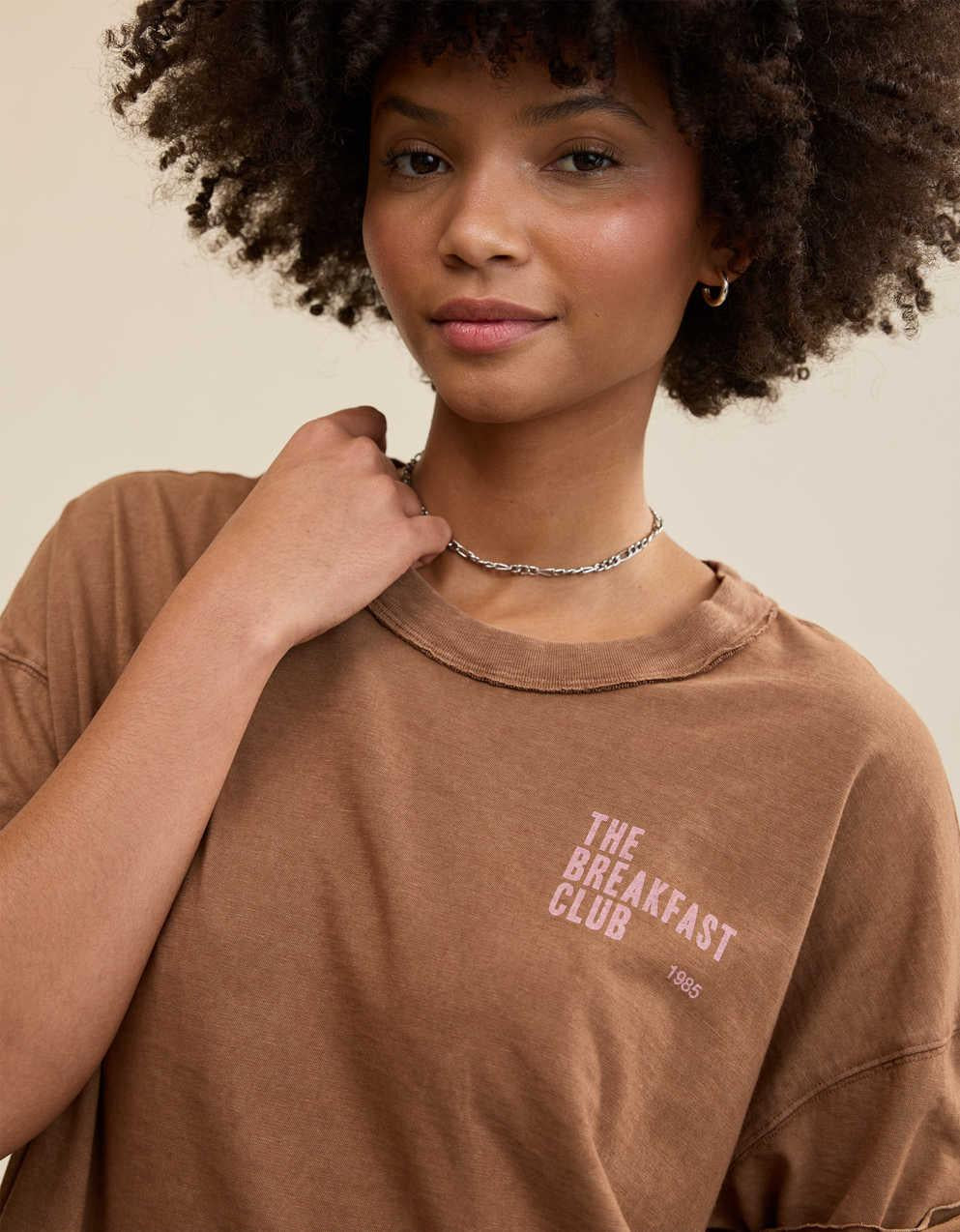 Aerie オーバーサイズ・クルー・ボーイフレンドTシャツ