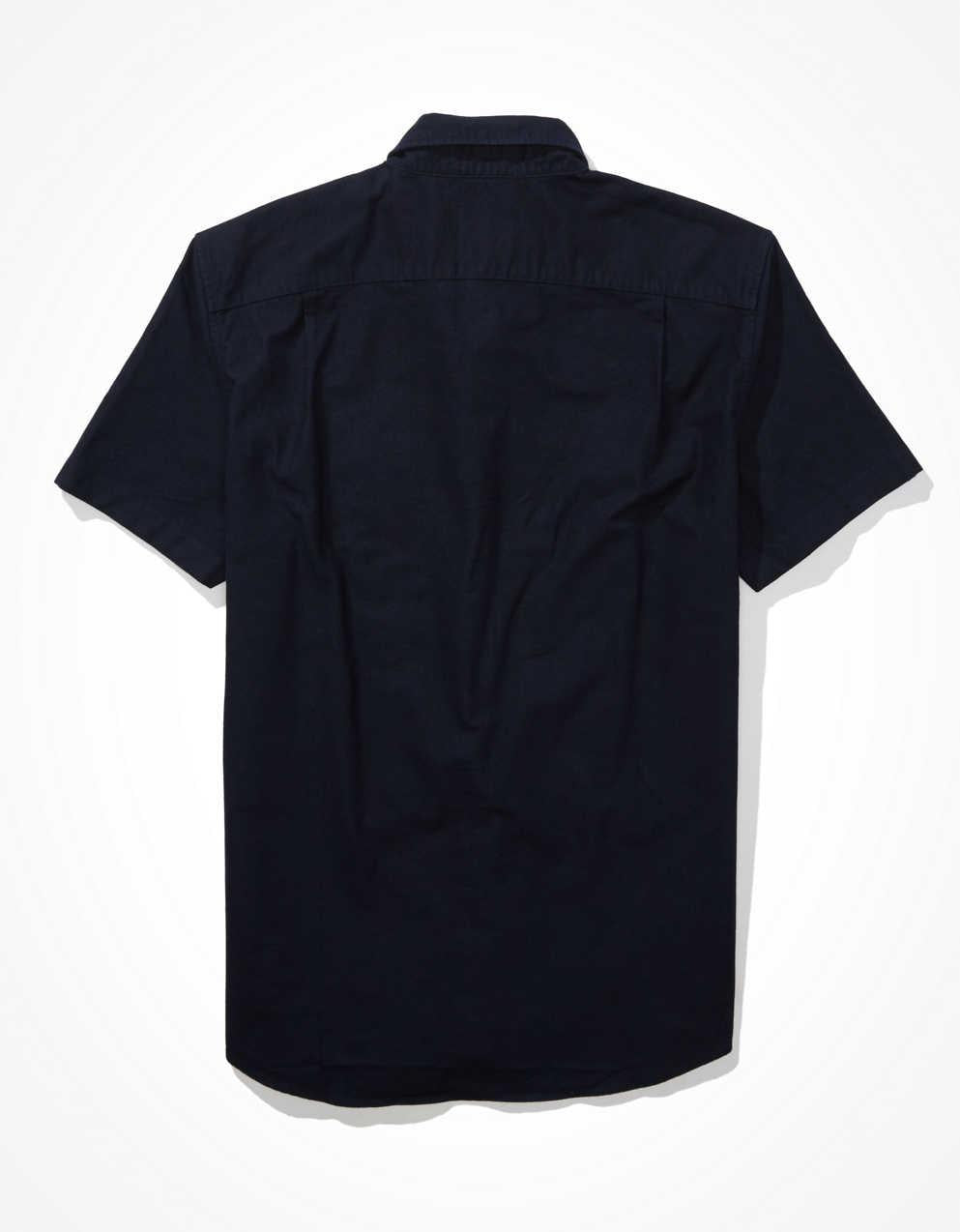 AE Oxford ショートスリーブ ボタンアップシャツ