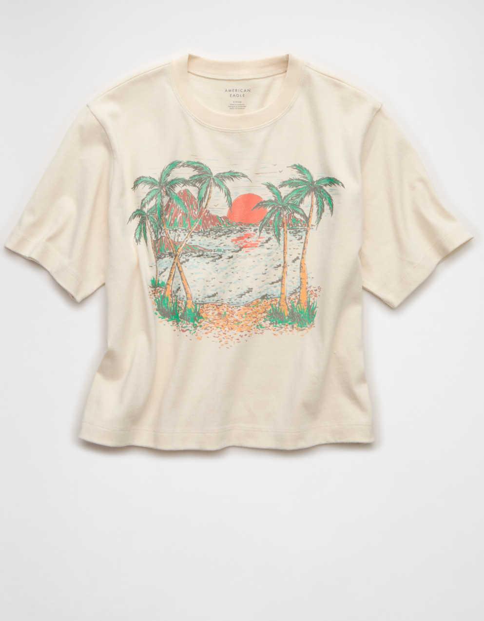 AEボクシー・グラフィックTシャツ
