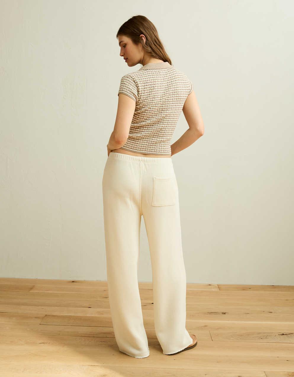 AE V-Neck Cable Knit Sweater Polo