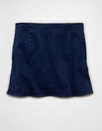 AE Next Level High-Waisted Denim Mini Wrap Skort