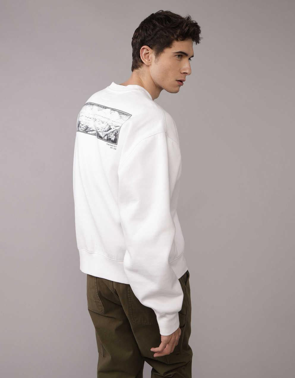 AE Graphic Crewneck Sweatshirt