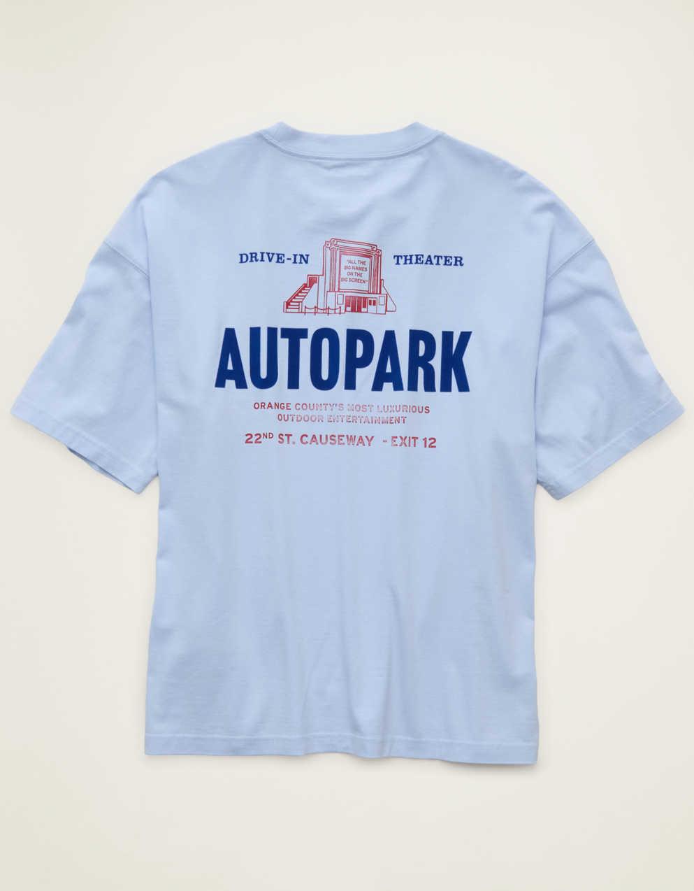 AE ボクシーフィット デスティネーション グラフィックTシャツ