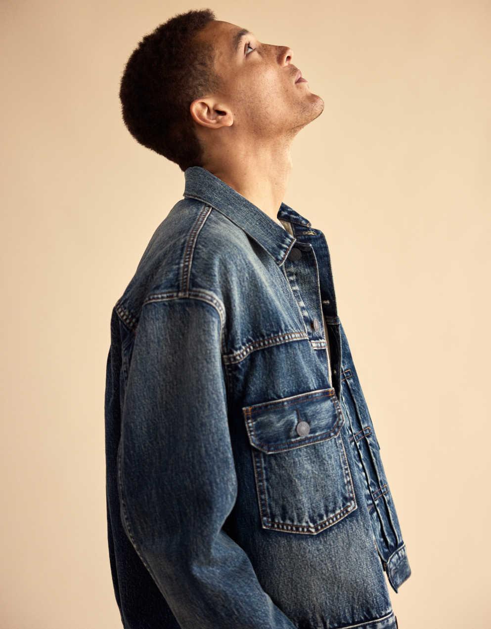 AE Boxy Denim Trucker Jacket