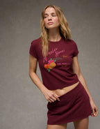 AE フィット・クロップド・グラフィックTシャツ