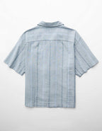 AE Poolside Linen-Blend Button-Up Shirt