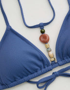 Aerie ピケ素材 ストリング トライアングル ビキニトップ