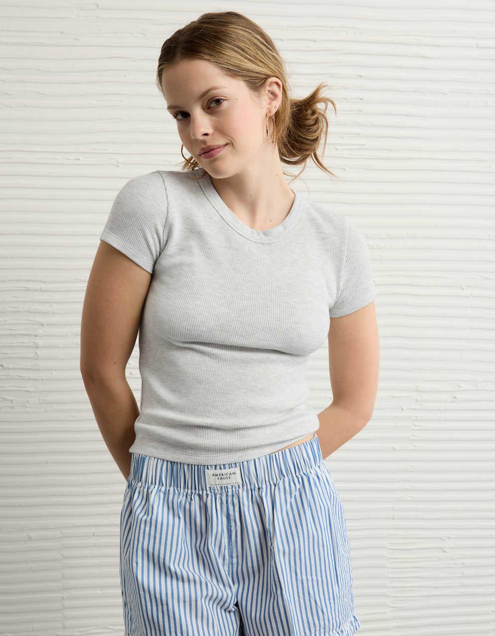 AEワッフルHey Baby Tee