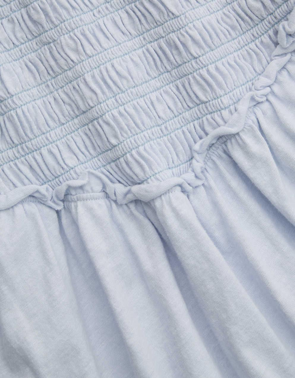 Aerie ハッピースト・スモックミニドレス