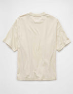 AE Laidback Luxe ヘビーウェイト オーバーサイズ ロゴ グラフィック Tシャツ