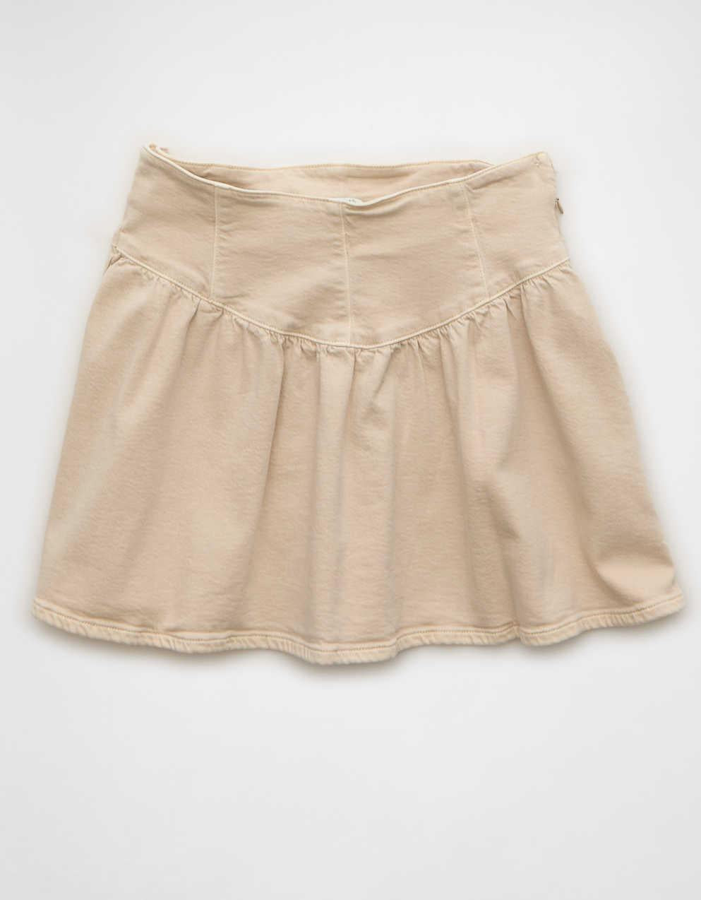 AEハイウエスト・ディップウエスト・ミニ・スカート