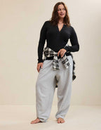 Aerie エッセンシャル・ヘンリー・レイヤリングTシャツ