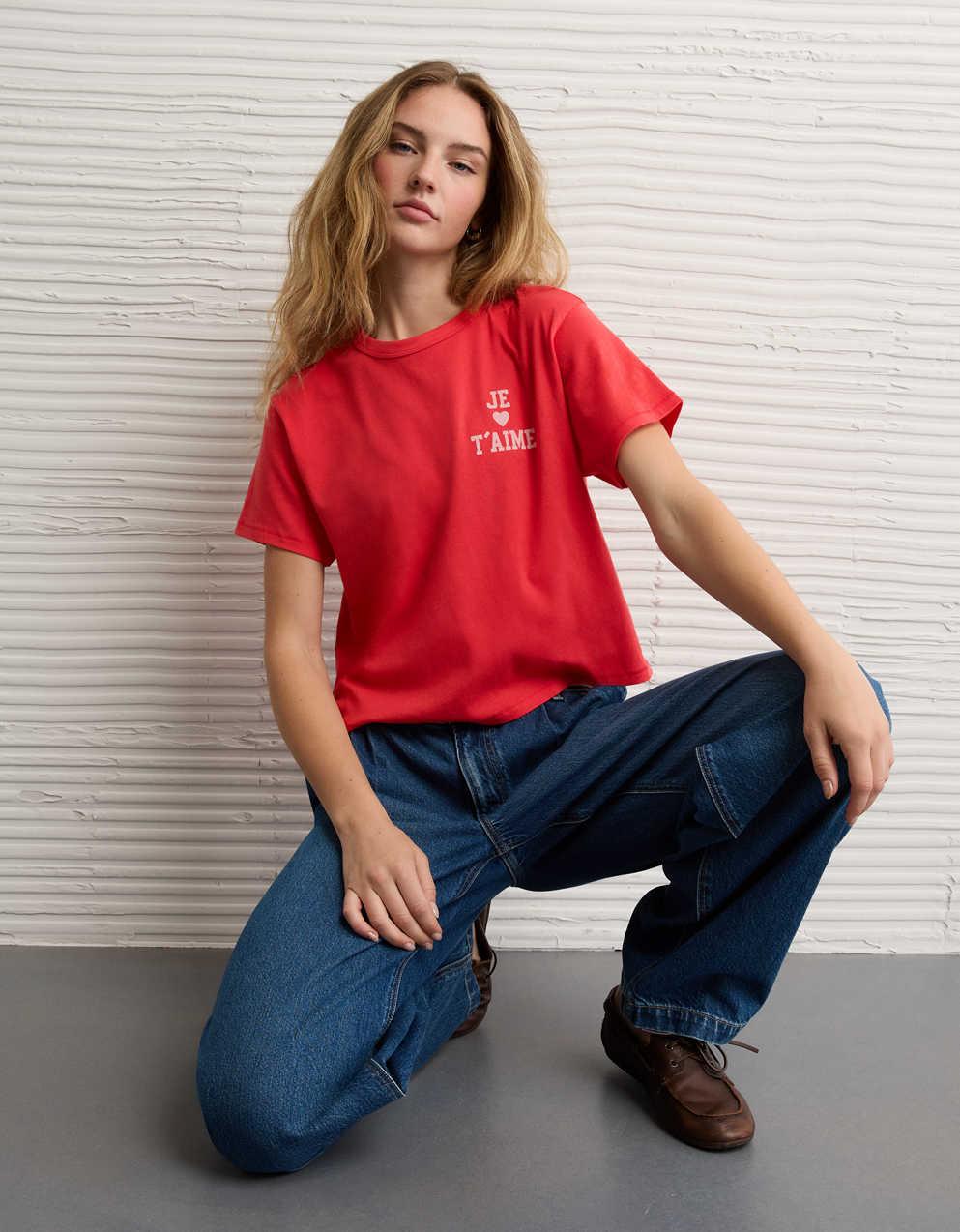 AE元カレ・グラフィックTシャツ