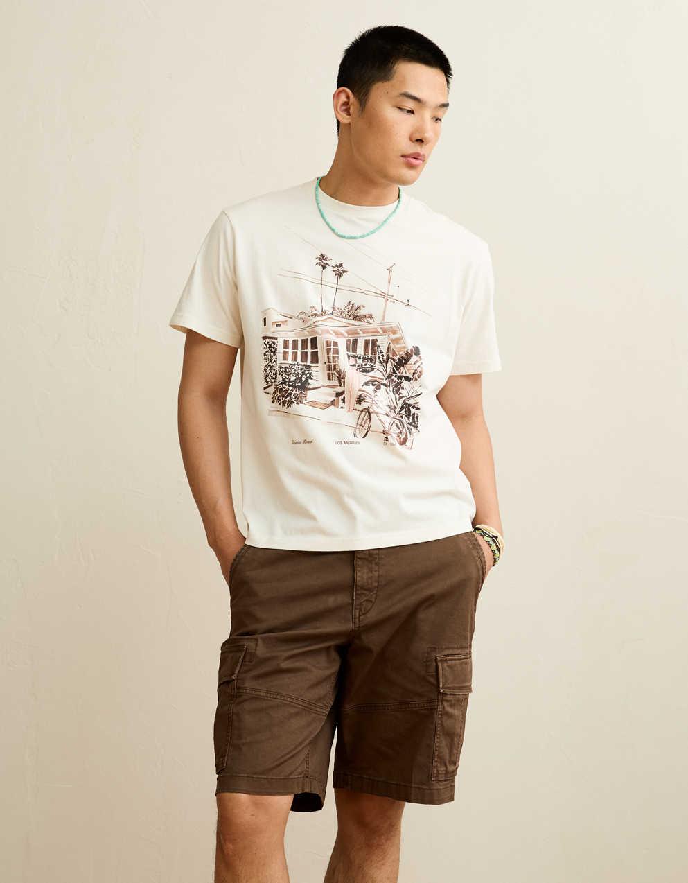 AE スタンダードフィット デスティネーション グラフィックTシャツ