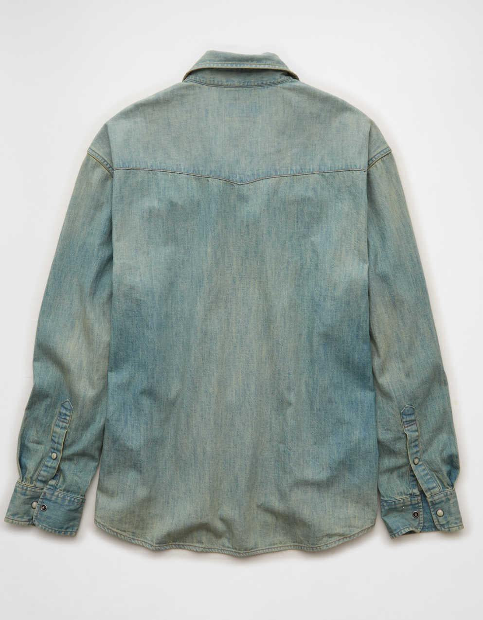 AE Relaxed Denim Western Shirt