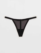 SMOOTHEZ Sheer Stripe Thong Underwear