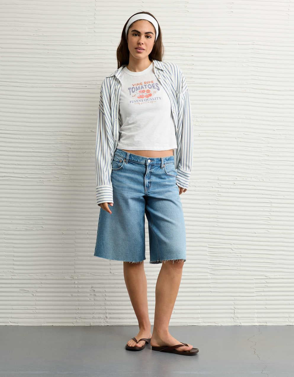 AEフード・グラフィック ヘイ・ベイビーTシャツ