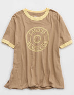 Aerie｜スマイリー®オーバーサイズ・クルー・ボーイフレンドTシャツ