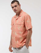AE Poolside Linen-Blend Striped Button-Up Shirt
