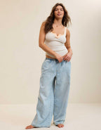 Aerie リブ・ヘンリー・タンクトップ