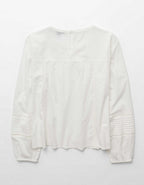 AE Lace Long-Sleeve Blouse