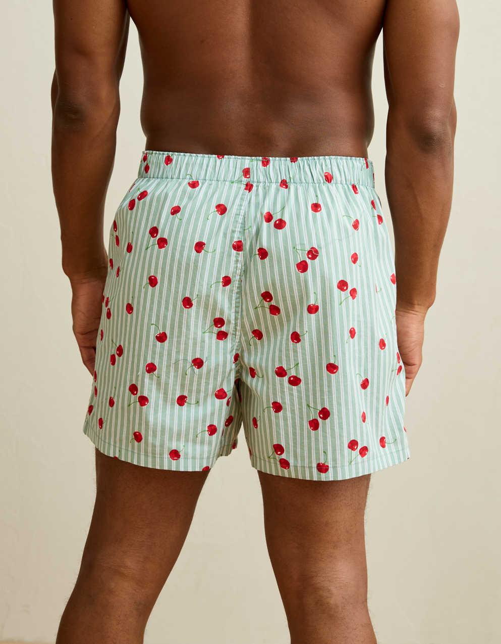 AEO Men's Food Stretch Cotton Boxer Short