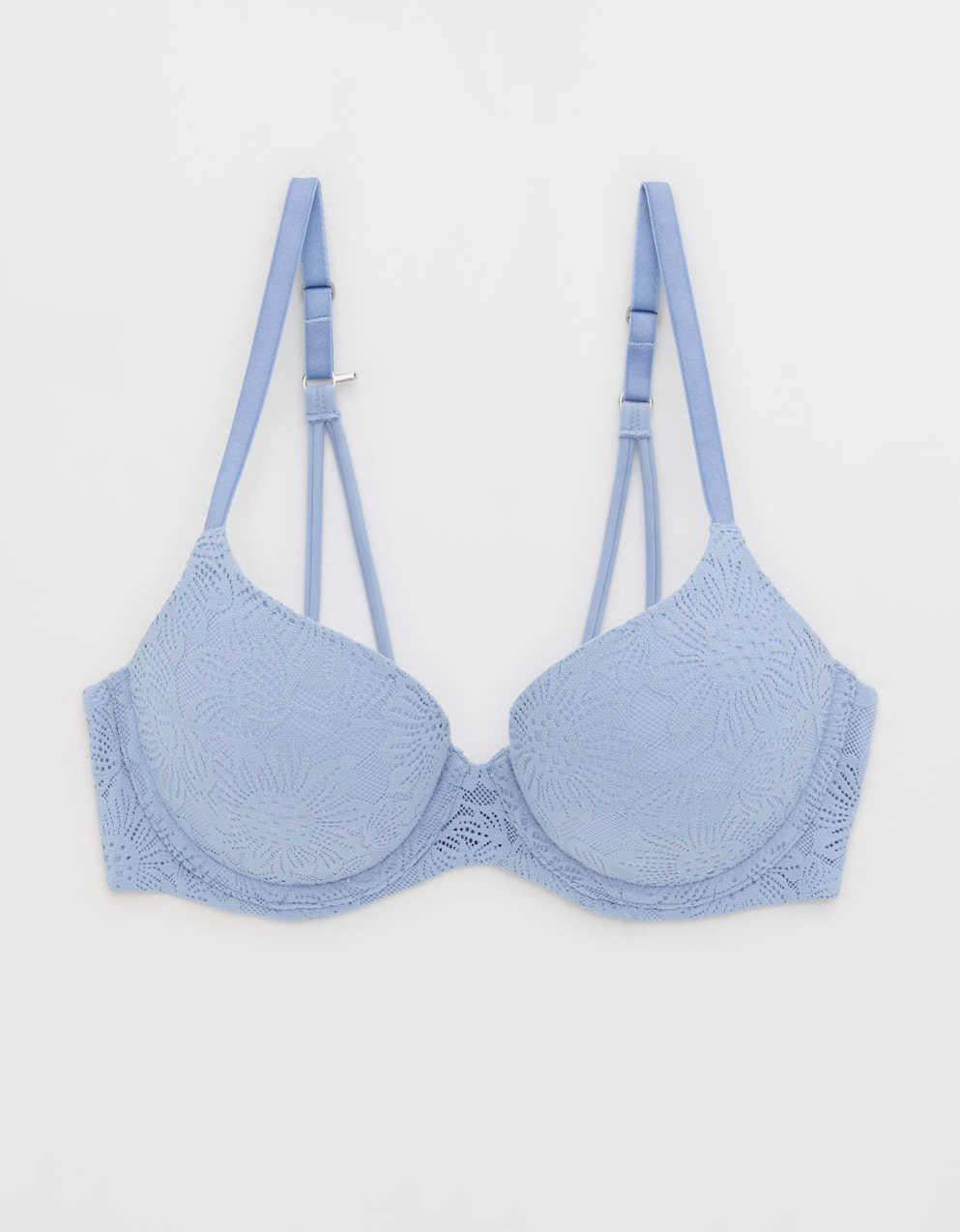 Sunnie ブルーム レース デミ プッシュアップ ブラジャー