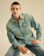 AE Relaxed Denim Western Shirt
