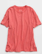 Aerie オーバーサイズ・クルー・ボーイフレンドTシャツ