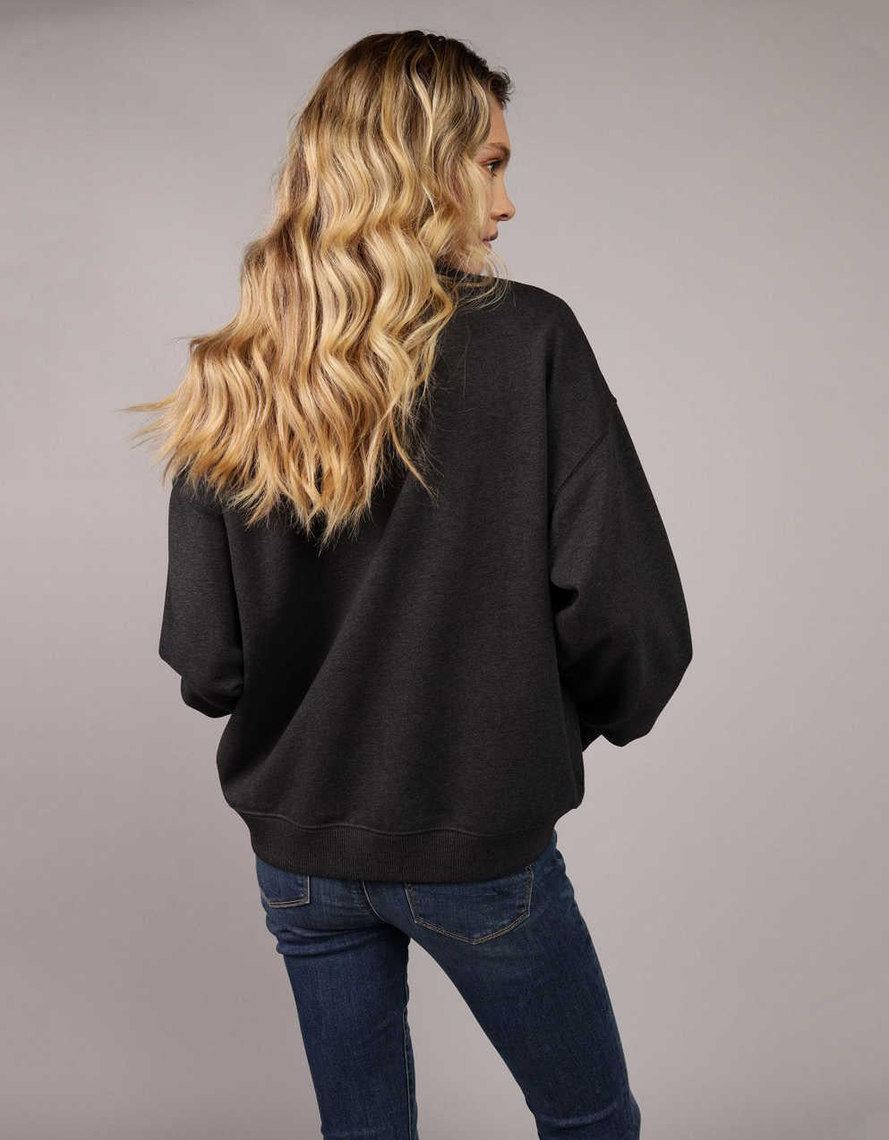 AEロゴグラフィックリラックスクルーネックスウェットシャツ