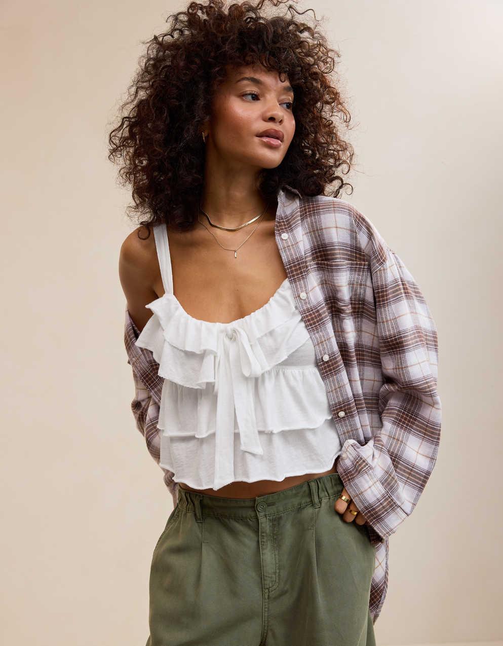Aerie Ruffle Tank Top