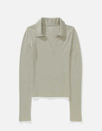AE 長袖プラッシュポロTシャツ