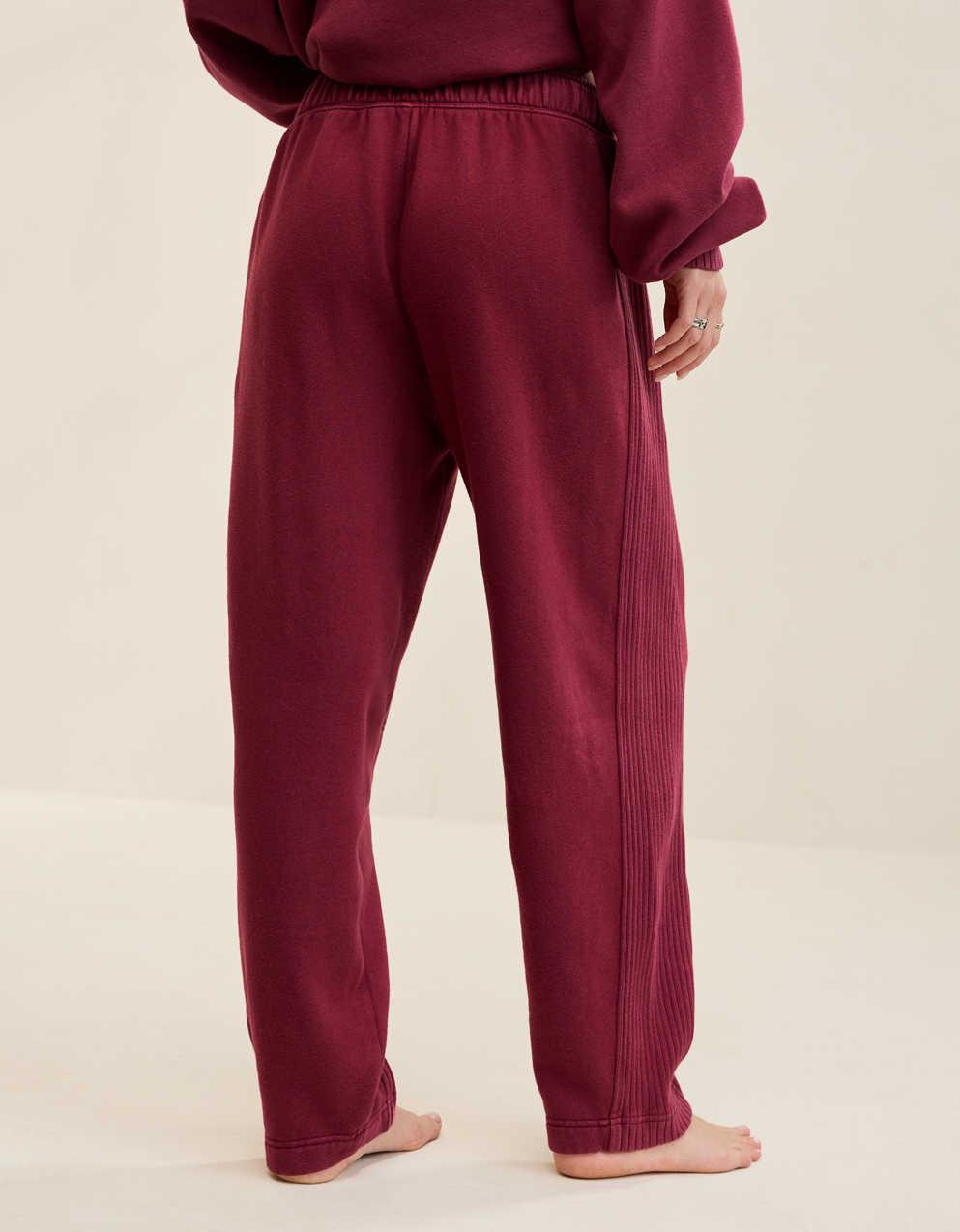 Aerie・オー・スナップバレルスウェットパンツ